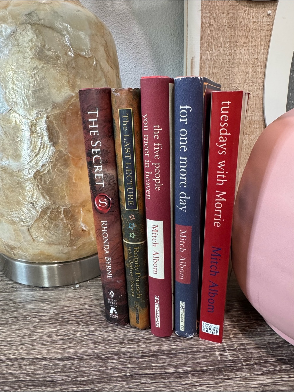 Self Help Book Lot The Secret Tuesdays With Morrie Mitch Albom The Last Lecture